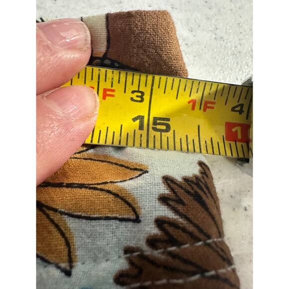 NEW Free People Pants Tessa Tapered Retro 10 High Waist Floral 70s Boho Cttn C10 - Picture 7 of 8